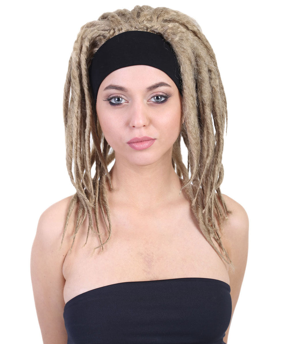 HPO Brown Dreadlock Wig