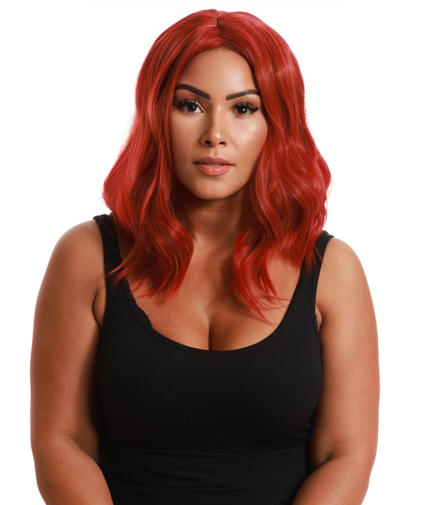 HPO Viva Sienna Wig, Ruby Red