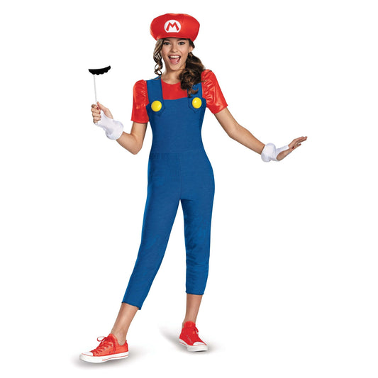 Mario Tween Girl Costume - Party Australia