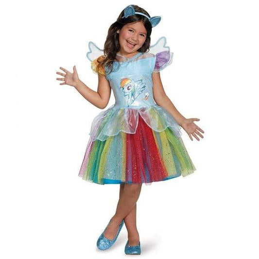 Rainbow Dash Tutu Deluxe Costume Child - Party Australia