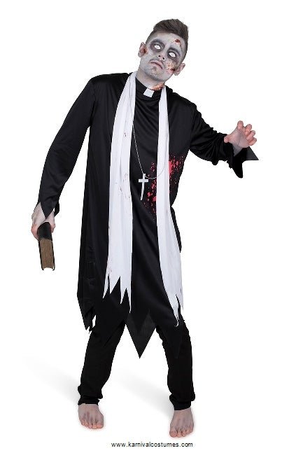 Zombie Priest Costumes - Party Australia