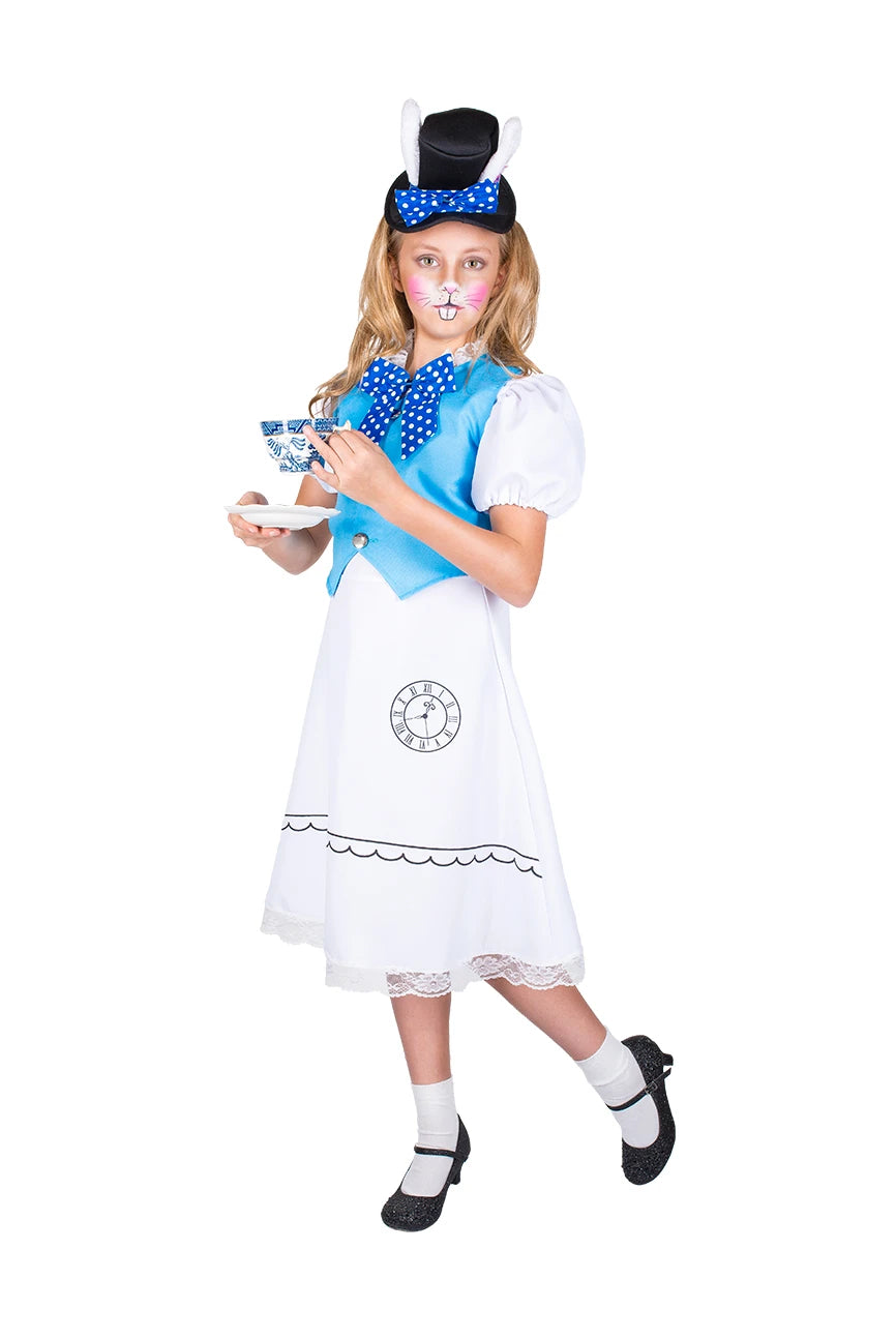 Karnival Girls White Rabbit Costume