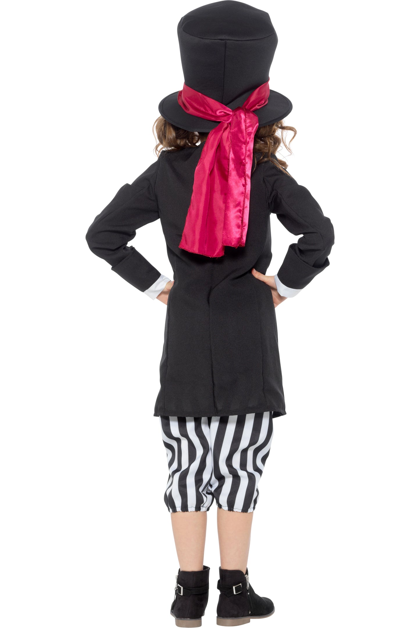 Karnival Girls Black Hatter Costume