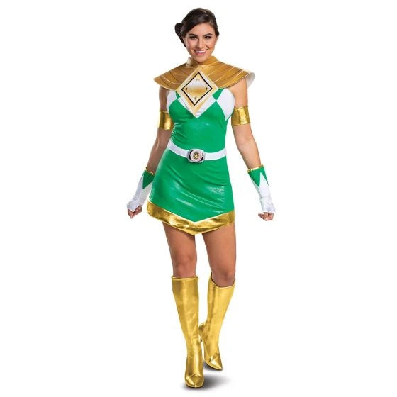 Disguise Green Ranger Female Mm Deluxe Adult Costume