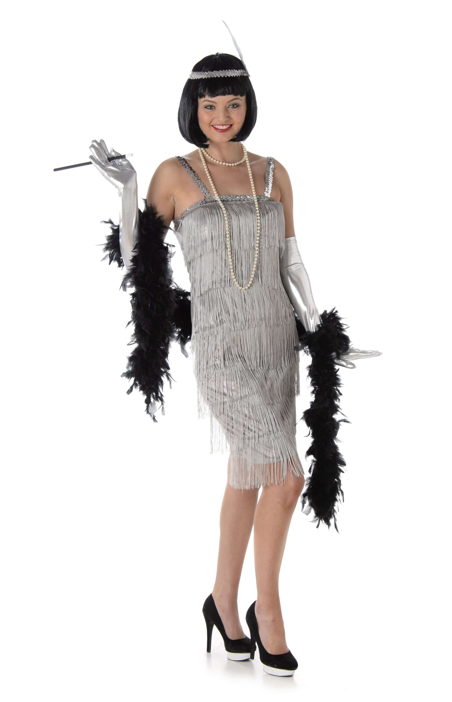 Karnival Sliver Flapper Dress