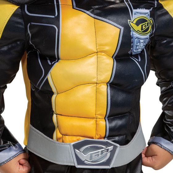 Disguise Gold Ranger Beast Morphers Toddler Muscle Costume