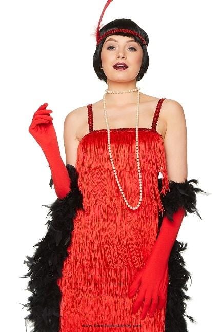 Karnival Red Flapper Dress Costume