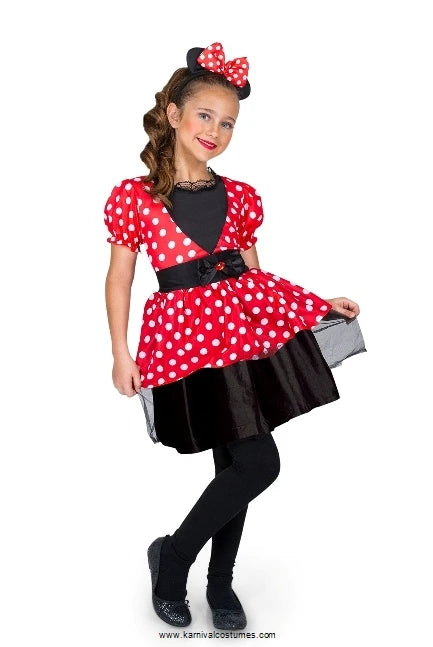 Karnival Miss Mouse Girls Costume