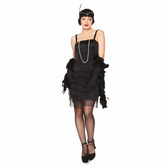 Karnival Black Flapper Dress