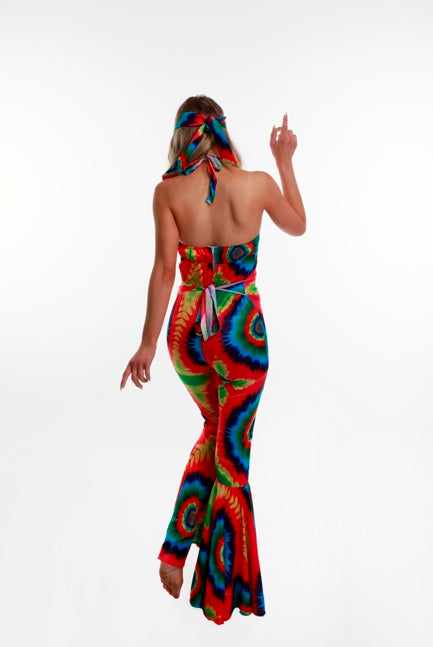 Tie Dye Jumpsuit Costume