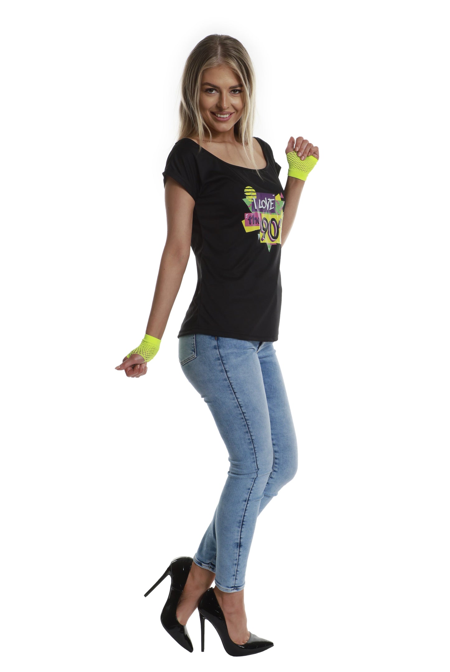 Karnival Black Ladies 90's Tee