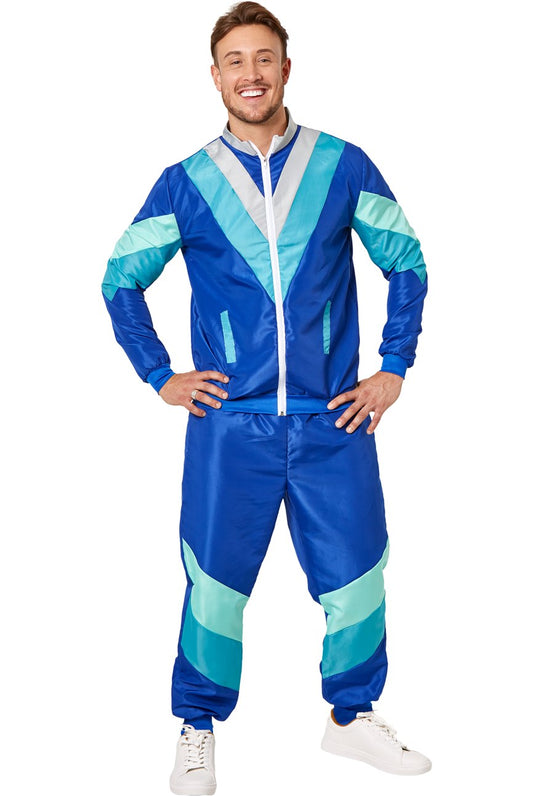 Karnival 80's Shell Suit Dark Blue