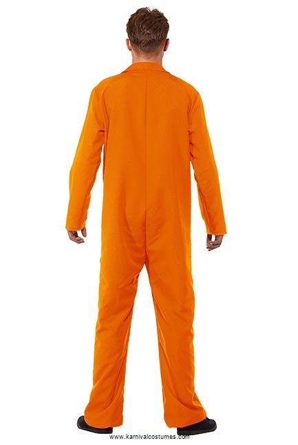Karnival Orange Prisoner Jumpsuit