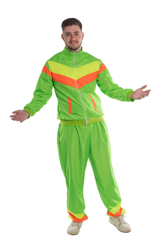 Karnival Neon Green Shell Suit