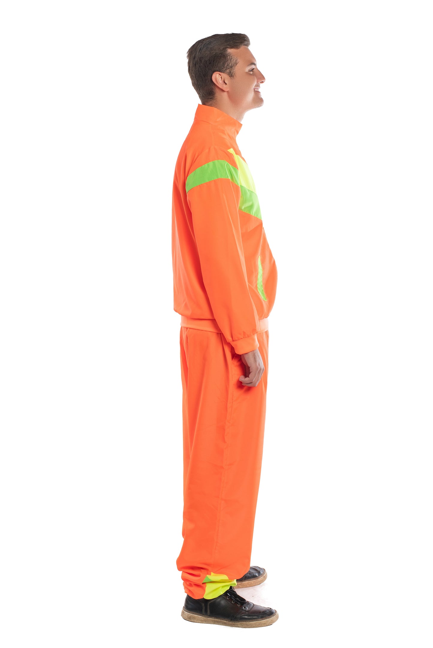 Karnival Neon Orange Shell Suit
