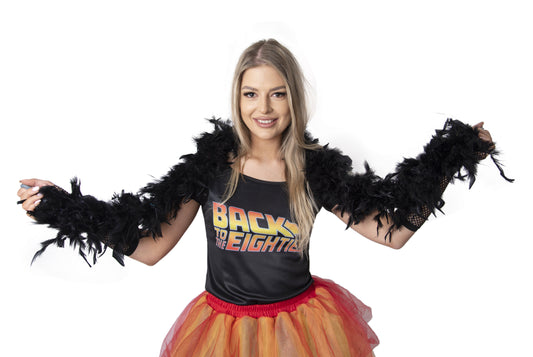 Karnival Feather Boa - Black