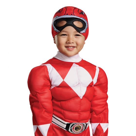 Disguise Red Ranger Toddler Muscle Costume