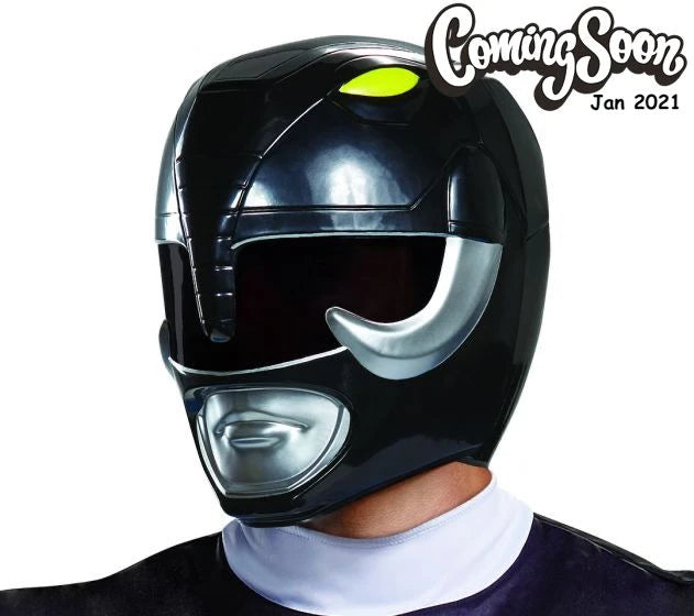 Disguise Black Ranger Adult Helmet
