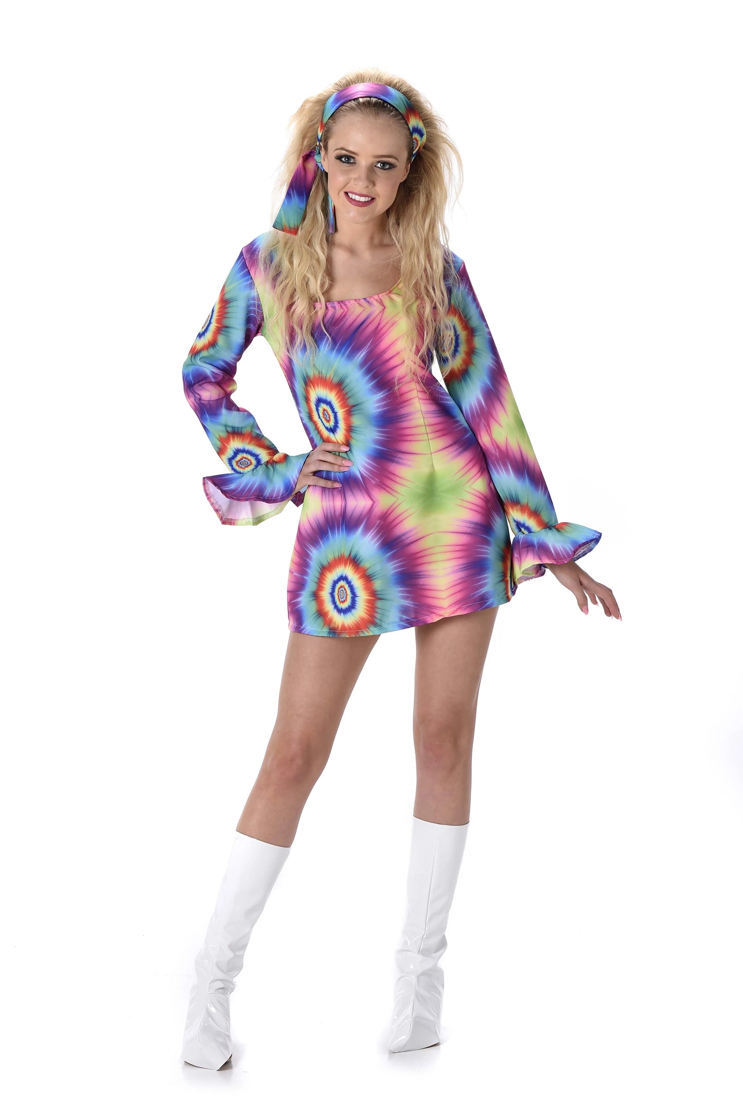 Karnival Neon Tye Dye Dress