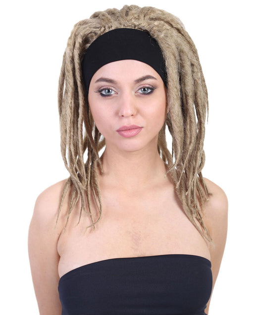 HPO Brown Dreadlock Wig