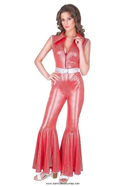 Karnival Red Diva Disco Costume