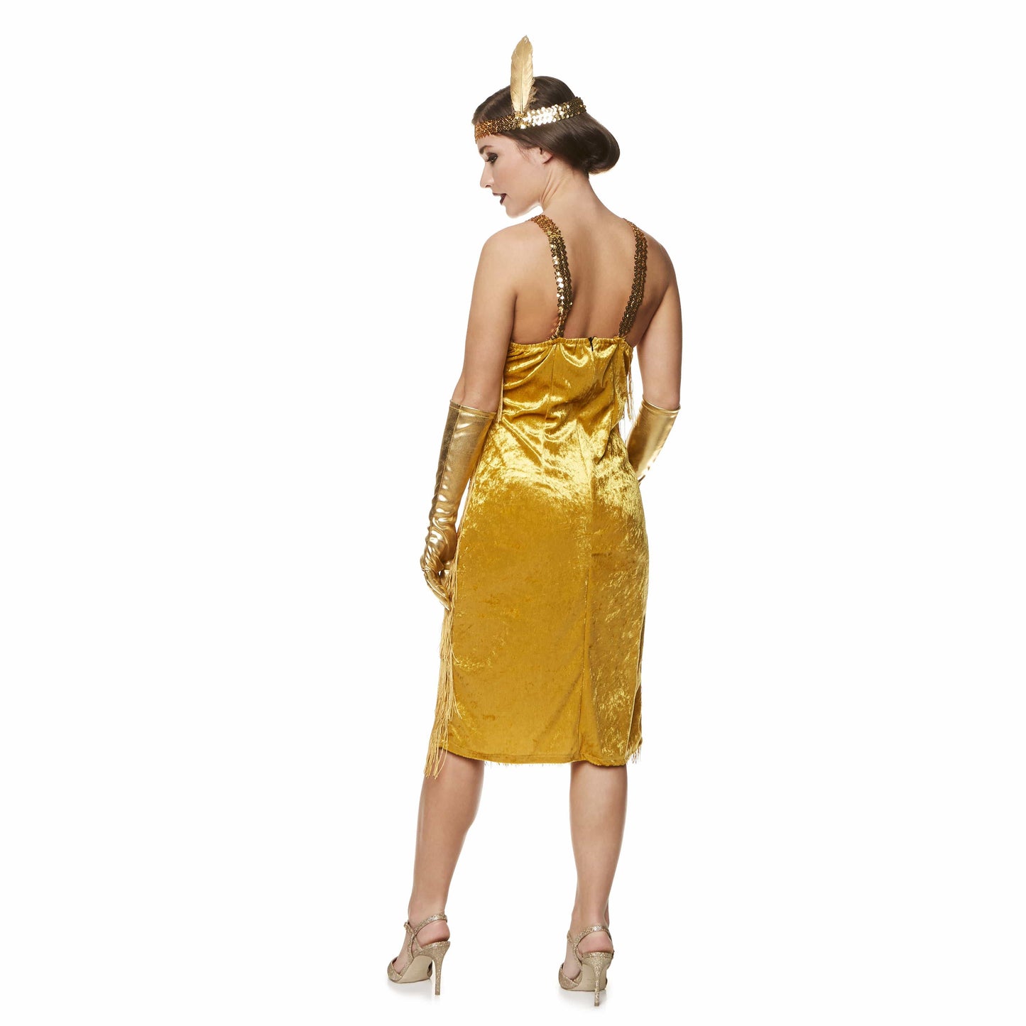 Karnival Gold Flapper Dress