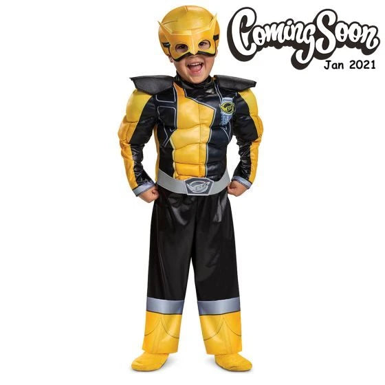 Disguise Gold Ranger Beast Morphers Toddler Muscle Costume
