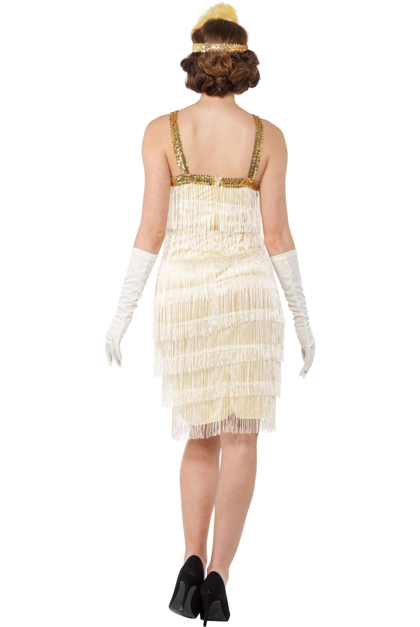 Karnival Ivory Flapper Dress