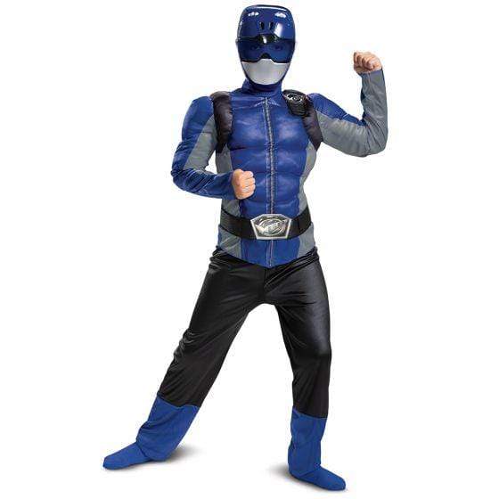 Blue Ranger Beast Morpher Classic Muscle Costume - Party Australia
