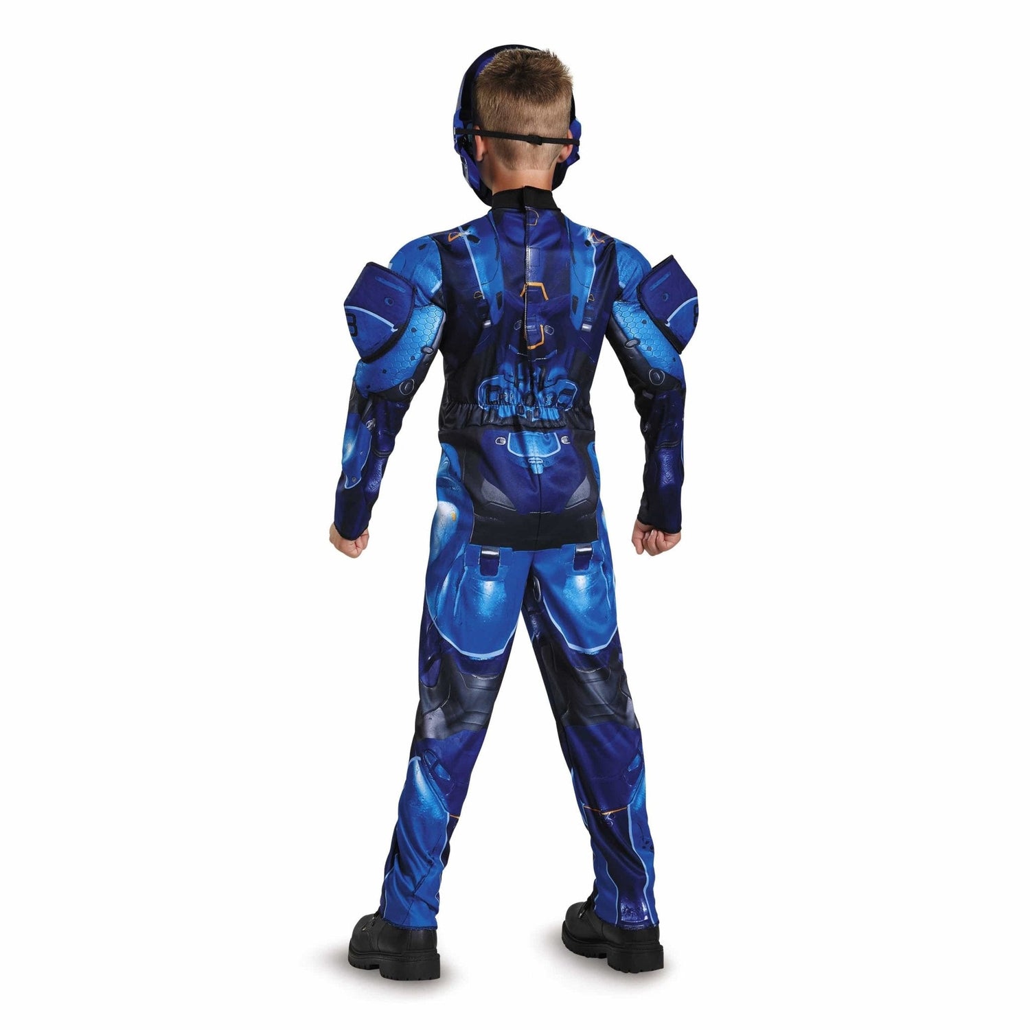 Blue Spartan Classic Muscle Costume - Party Australia