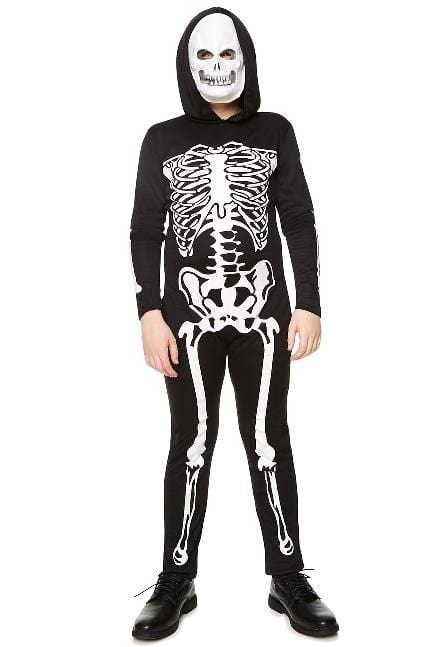 Karnival Skeleton Boys Costume