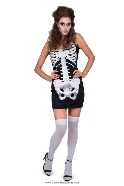 Karnival Skeleton Girl Costume