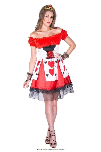 Karnival Flirty Queen of Hearts Costume