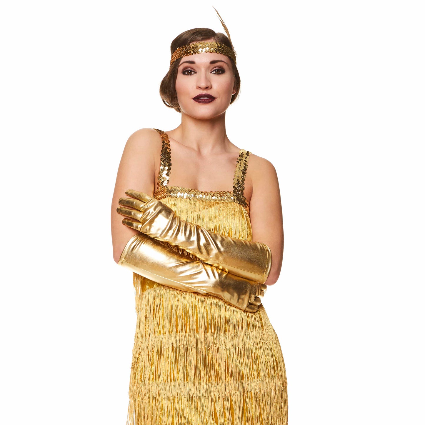 Karnival Gold Flapper Dress
