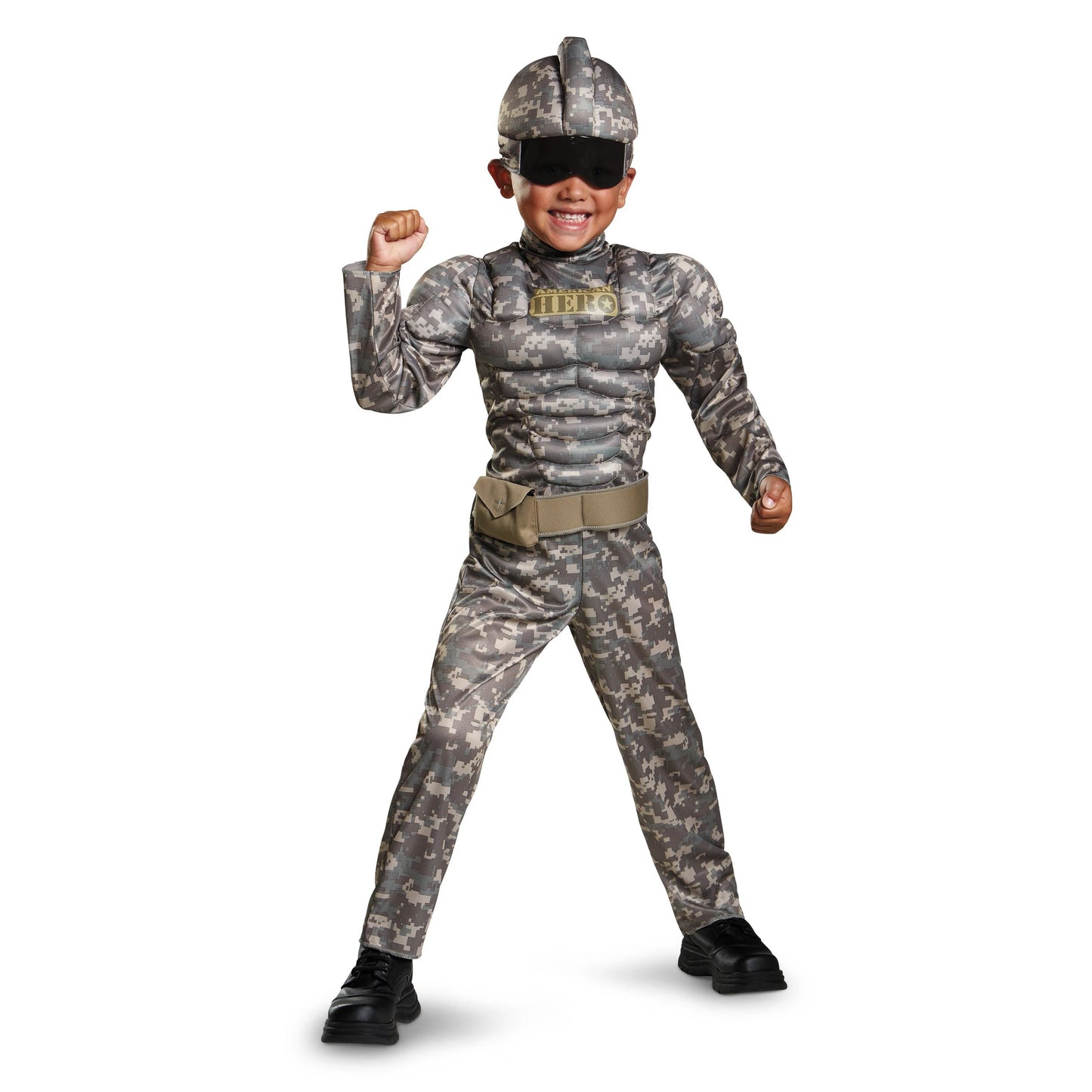 Disguise Combat Warrior Toddler Muscle Costume