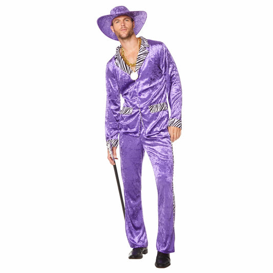 80's Pimp Suit Purple - Party Australia