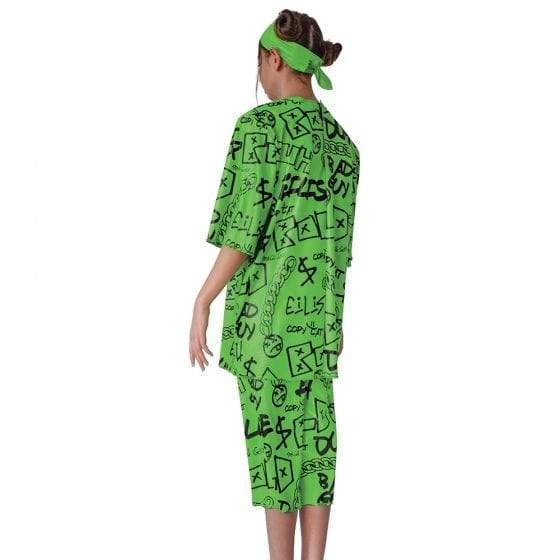 Billie Eilish Classic Costume - Green - Party Australia