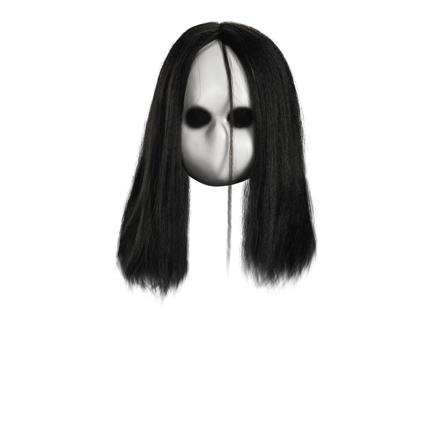 Blank Black Eyes Doll Adult Mask - Party Australia