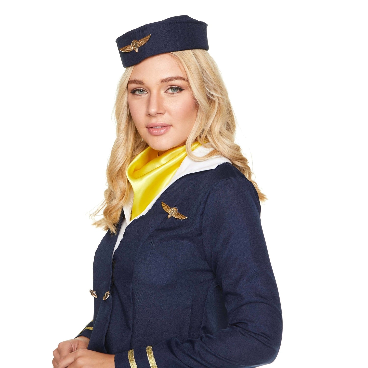 Blue Flight Attendant Costume - Party Australia