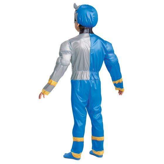 Blue Ranger Dino Fury Toddler Muscle Costume - Party Australia