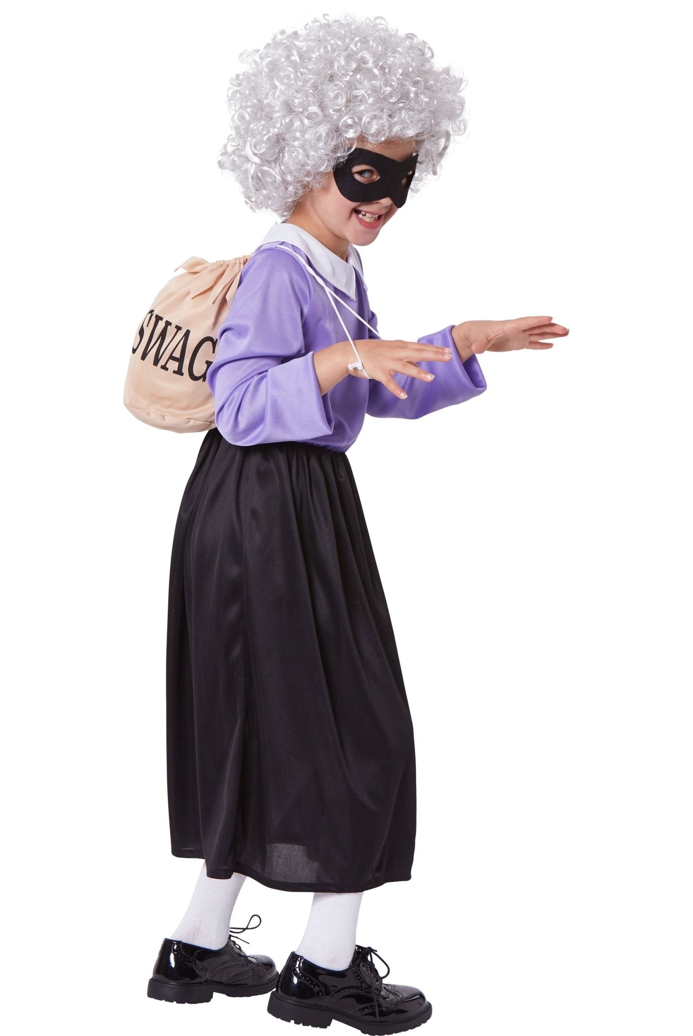 Kids Burglar Granny Costume