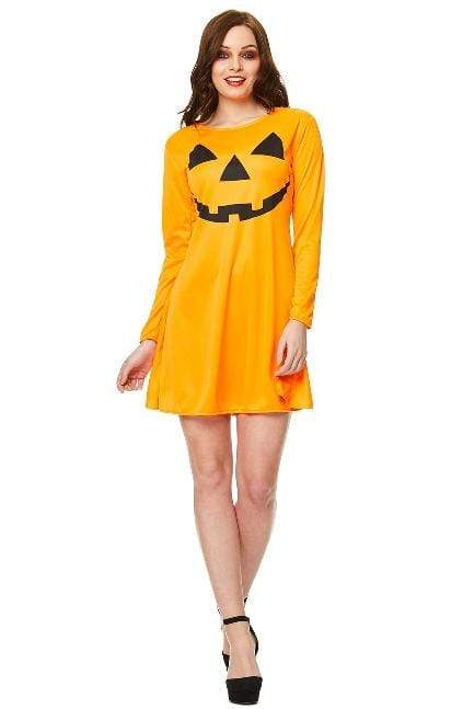 Face Pumpkin Dress - Party Australia