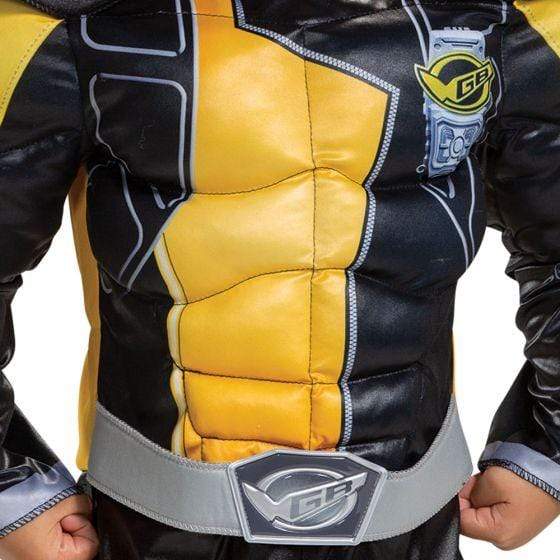 Gold Ranger Beast Morphers Toddler Muscle Costume - Party Australia