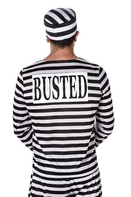 Male Prisoner Costume - Party Australia