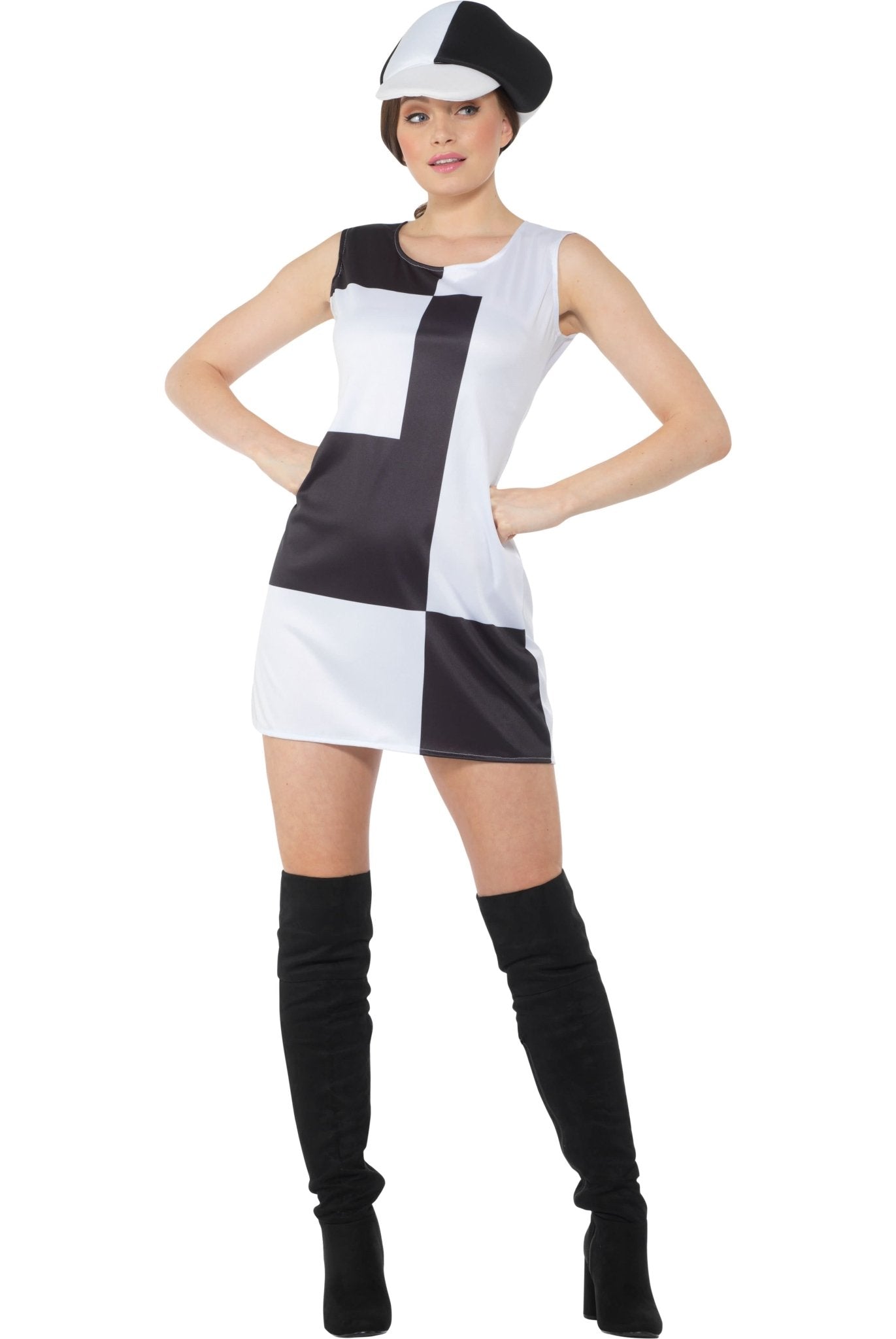 Monochrome Girl Costume - Party Australia