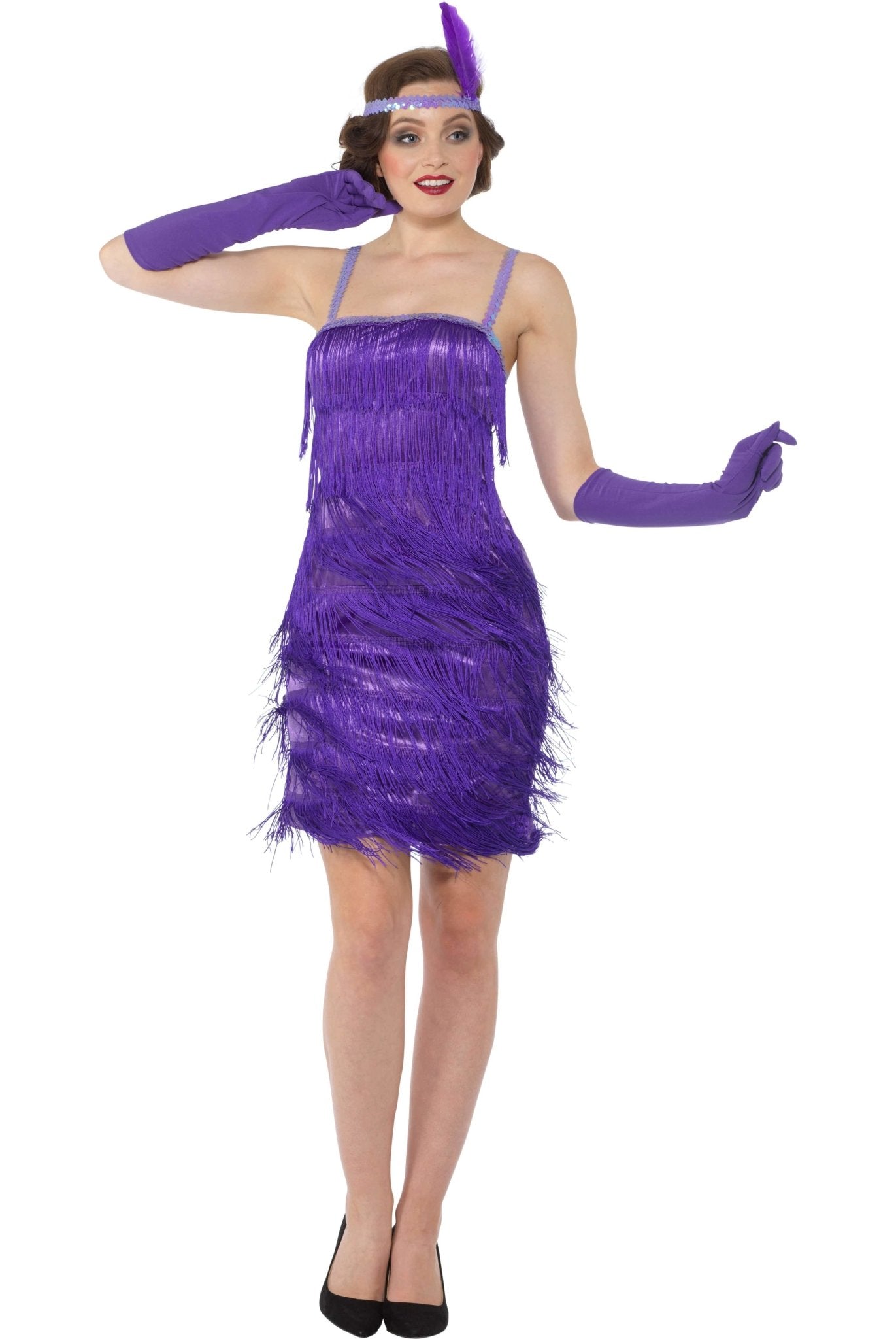 Purple Flapper Dress - Party Australia